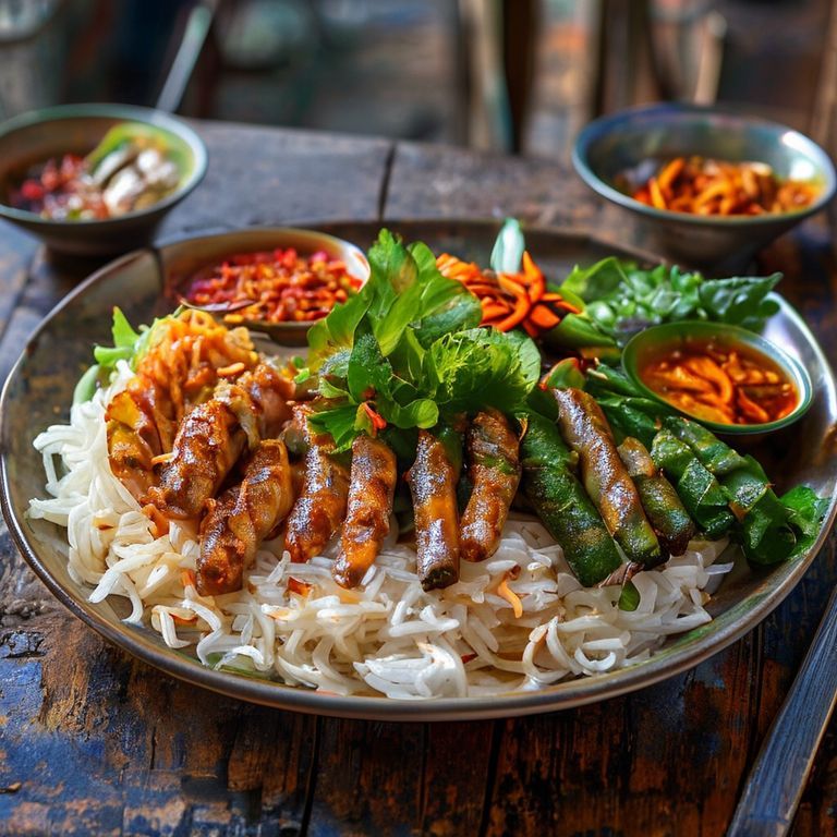 Bún nem nướng Nha Trang