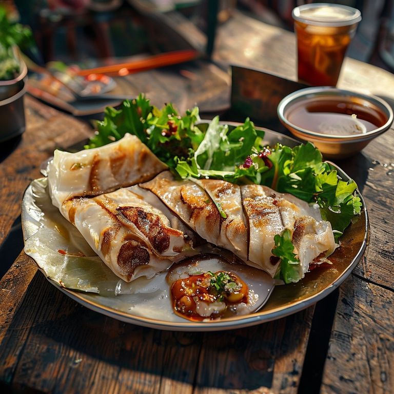 Bánh ướt thịt nướng