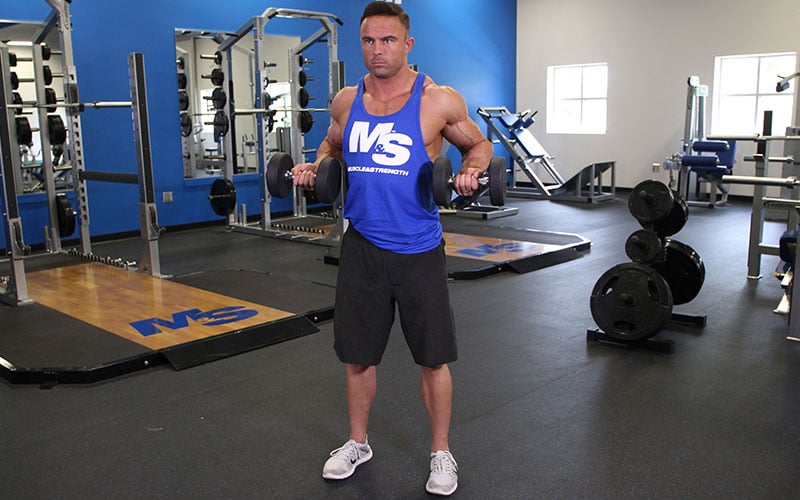 Hướng Dẫn Bài Tập Video Standing Dumbbell Drag Curl